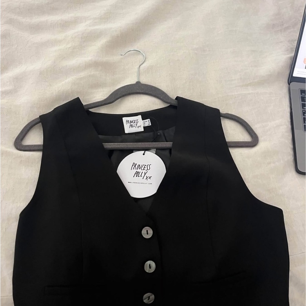 Princess Polly Black Vest